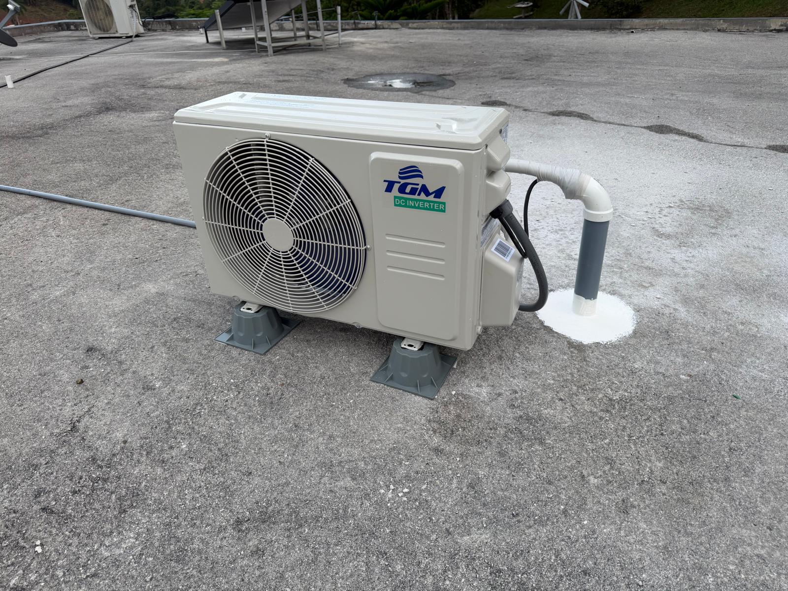 Instalación de aire acondicionado